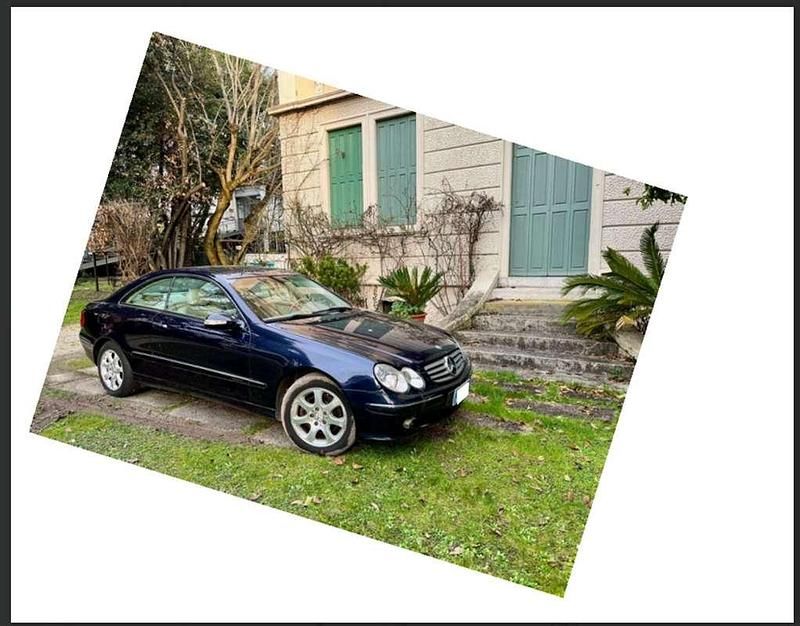 Usata Mercedes CLK320 Elegance 218 CV (160 kW) 2002 Blu/azzurro Coupé