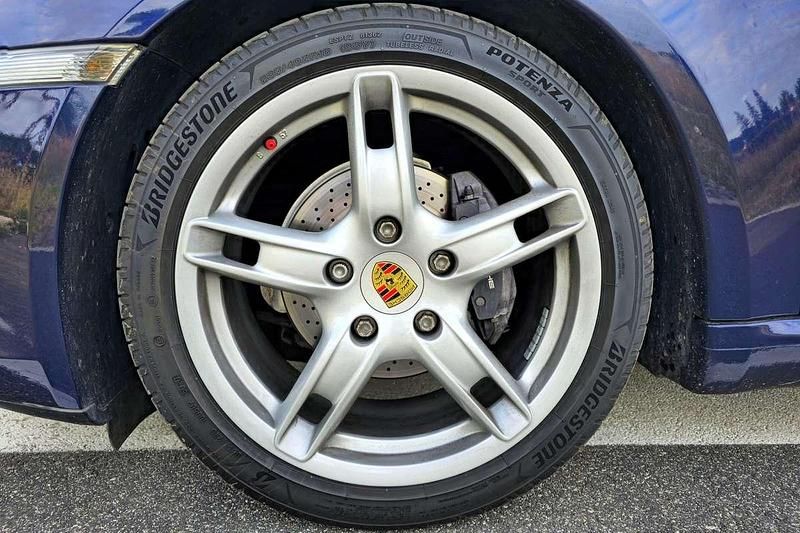 Usata Porsche Boxster 239 CV (175 kW) 2005 Blu Cabrio
