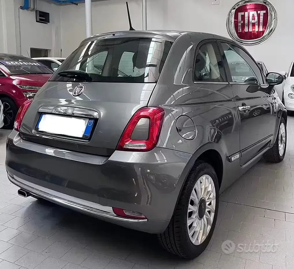 Usata Fiat 500 Lounge 69 CV (50 kW) 2016 Grigio Berlina