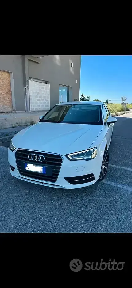 Usata Audi A3 2015 Bianco Berlina
