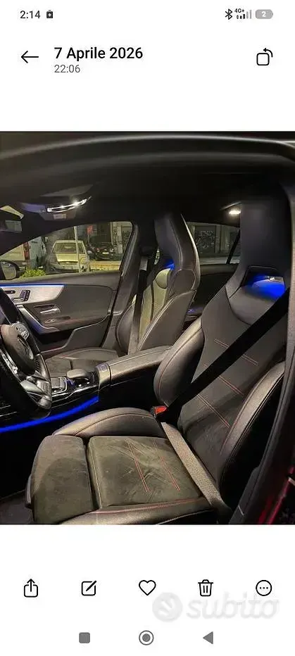 Usata Mercedes A35 AMG 306 CV (225 kW) 2019 Grigio Berlina