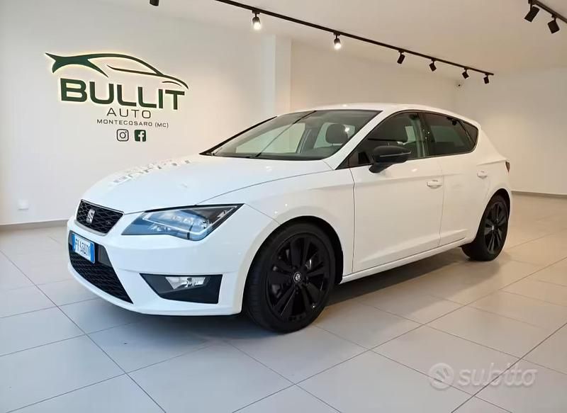 Usata Seat Leon FR 150 CV (110 kW) 2017 Bianco Berlina