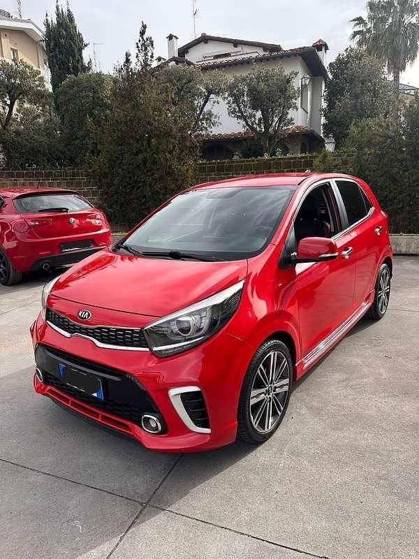 Usata Kia Picanto GT-Line 101 CV (74 kW) 2019 Rosso Utilitaria