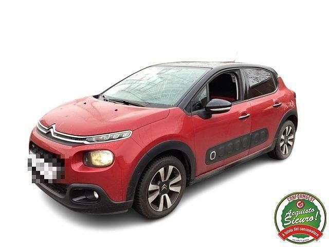 Rosso Usata 2017 Citroën C3 PureTech Due volumi | 8950 € (Buon prezzo) - Immagine 1/1