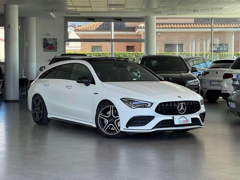 Usata Mercedes CLA35 AMG Shooting Brake AMG 306 CV (225 kW) 2019 Bianco Station wagon
