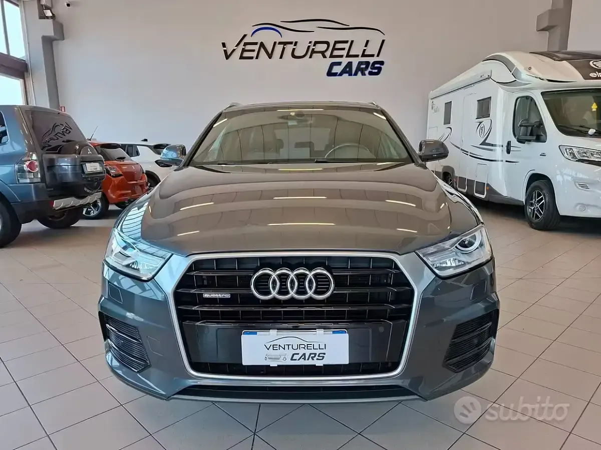 Usata Audi Q3 S-Line 150 CV (110 kW) 2015 Grigio SUV