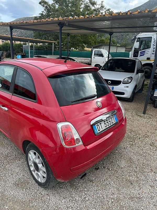 Usata Fiat 500 2009 Rosso Cabrio