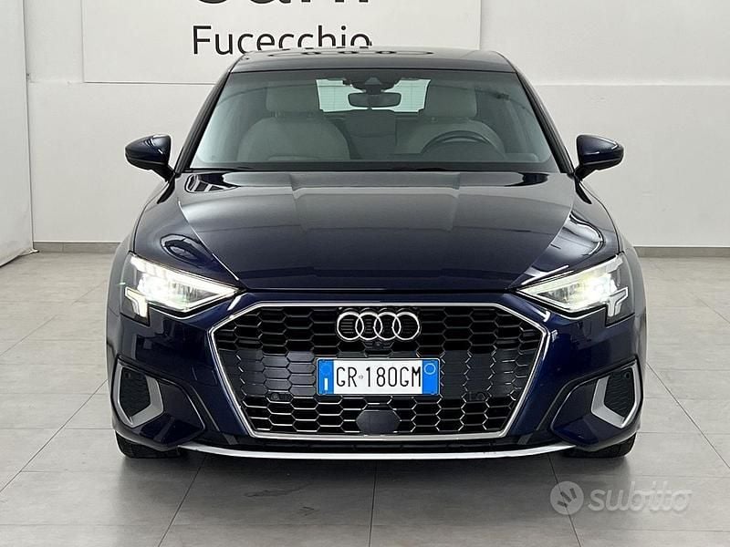 Usata Audi A3 Advanced 150 CV (110 kW) 2024 Blu Berlina