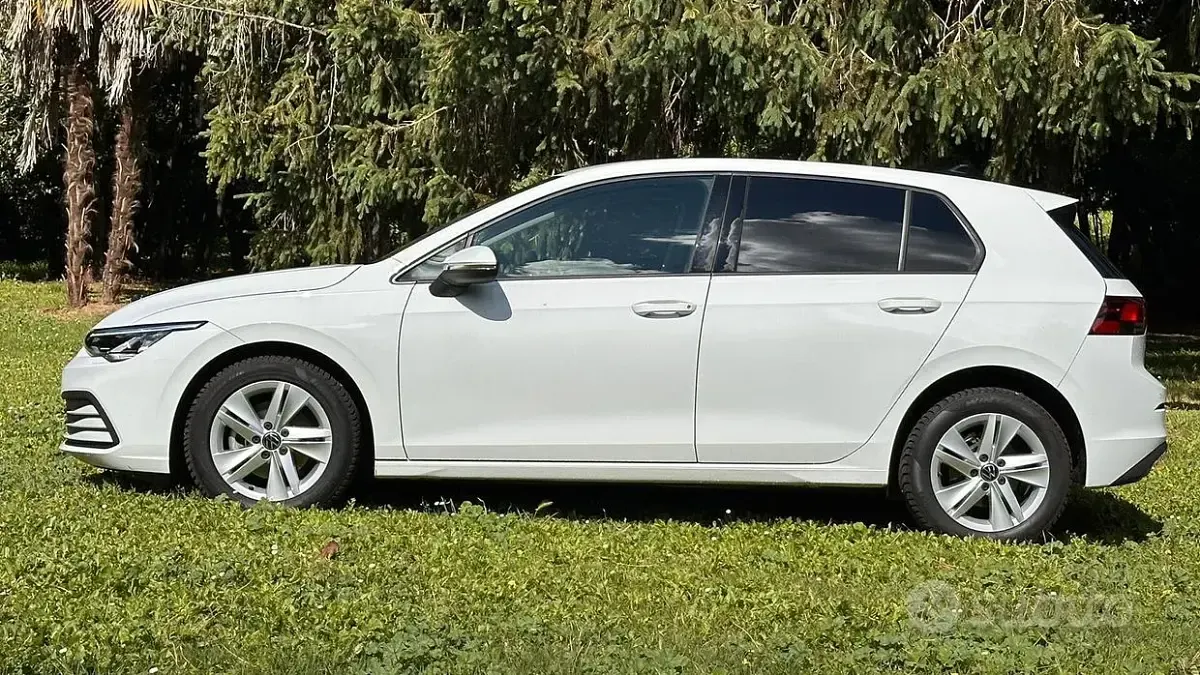 Usata VW Golf VIII Life 116 CV (85 kW) 2023 Bianco Berlina