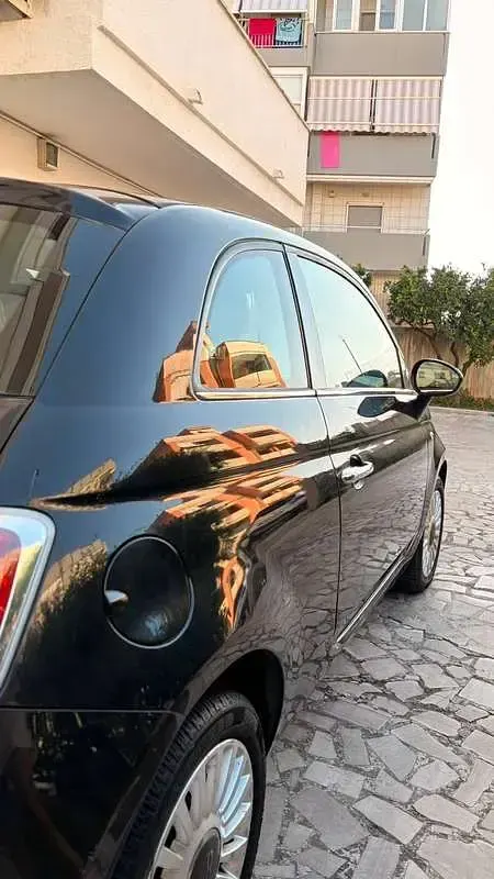 Usata Fiat 500 Lounge 69 CV (50 kW) 2010 Nero Utilitaria