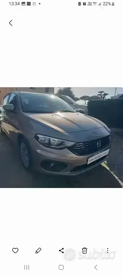 Usata Fiat Tipo Easy 76 CV (55 kW) 2018 Utilitaria
