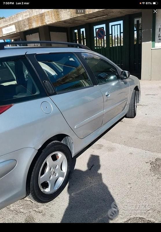 Usata Peugeot 206 68 CV (50 kW) 2005 Grigio Station wagon
