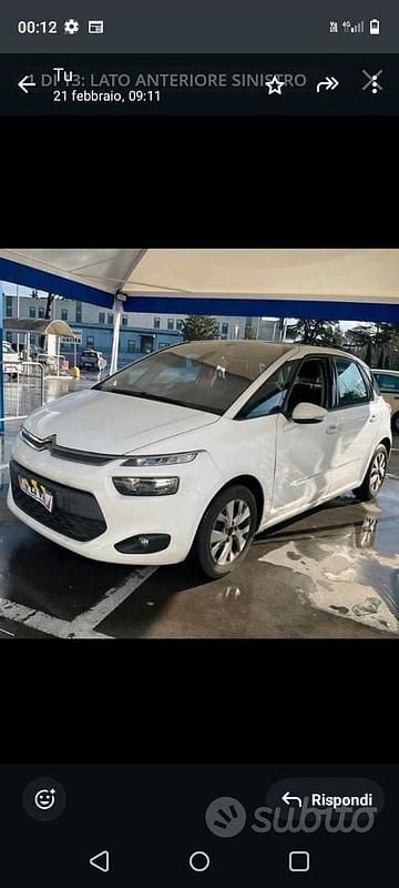 Usata Citroën C4 Picasso 92 CV (67 kW) 2015 Bianco Monovolume
