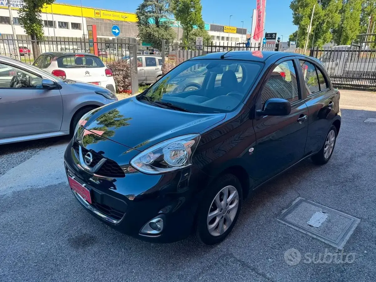 Usata Nissan Micra Acenta 80 CV (58 kW) 2015 Nero Utilitaria
