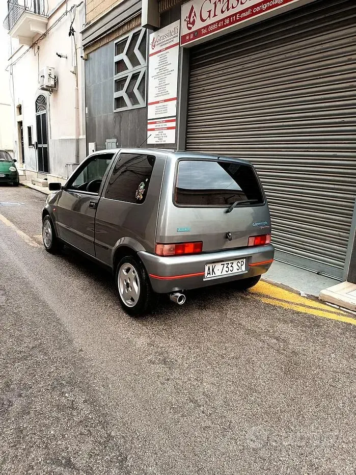 Usata Fiat Cinquecento 54 CV (39 kW) 1996 Grigio Utilitaria