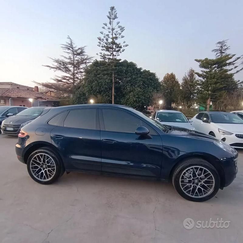 Usata Porsche Macan 250 CV (183 kW) 2014 Blu SUV