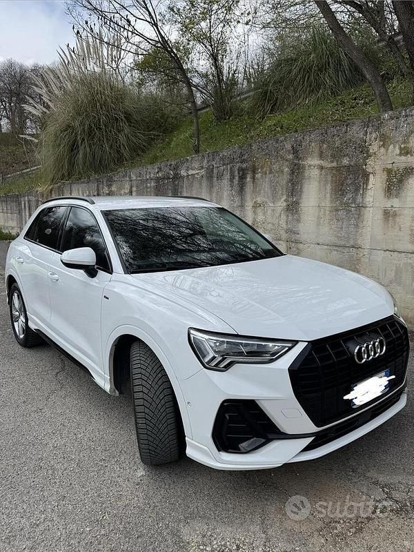Usata Audi Q3 S-Line 150 CV (110 kW) 2022 Bianco SUV