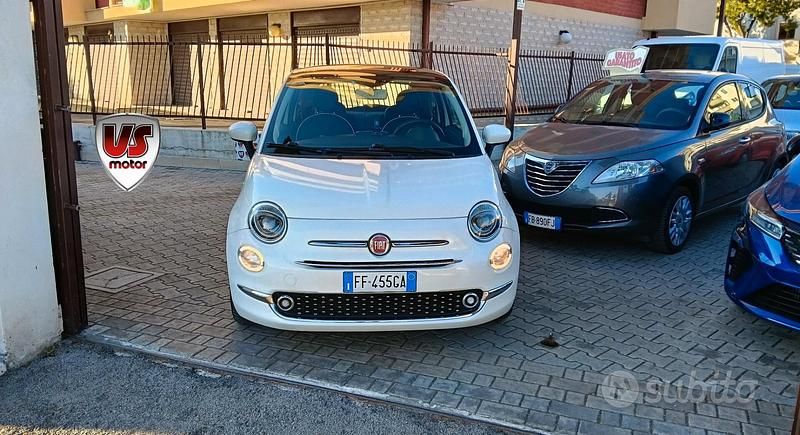 Usata Fiat 500 Lounge 95 CV (69 kW) 2016 Bianco Berlina