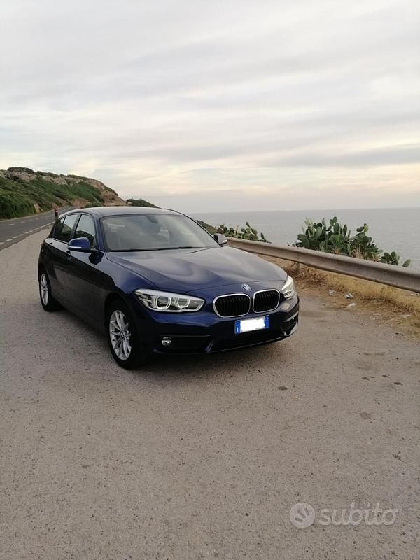 Usata BMW 116 116 CV (85 kW) 2019 Blu Utilitaria