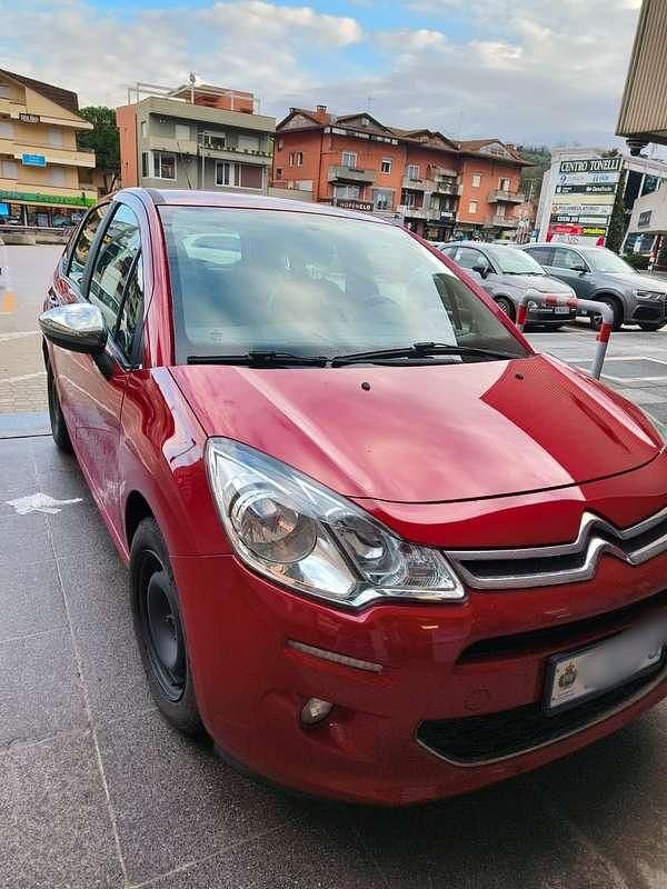 Usata Citroën C3 68 CV (50 kW) 2014 Rosso Berlina