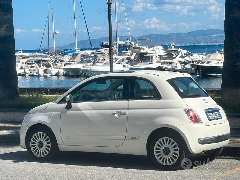 Usata Fiat 500 Lounge 2009 Bianco Utilitaria
