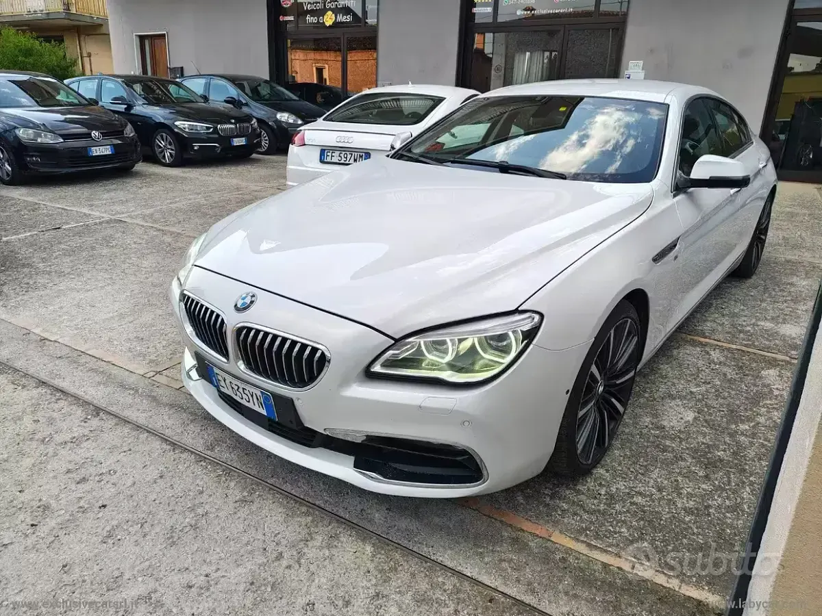 Usata BMW 640 Luxury Line 313 CV (230 kW) 2015 Bianco Coupé