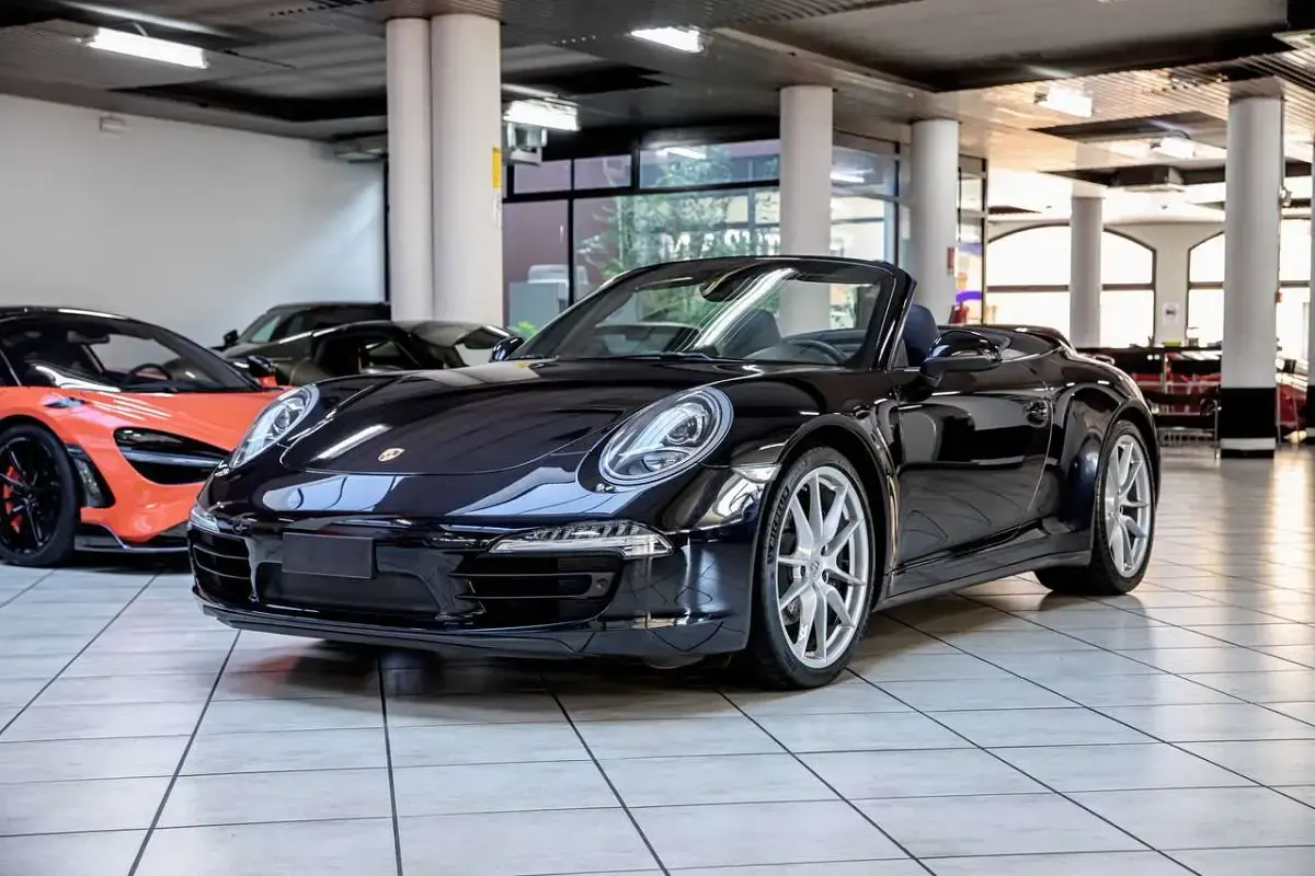 Usata Porsche 991 Sport 349 CV (256 kW) 2015 Nero Cabrio