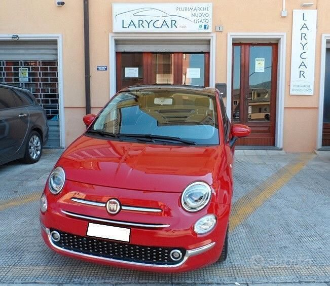 Rosso Usata 2020 Fiat 500 Lounge Due volumi | 11.999 € (Buon prezzo) - Immagine 1/4