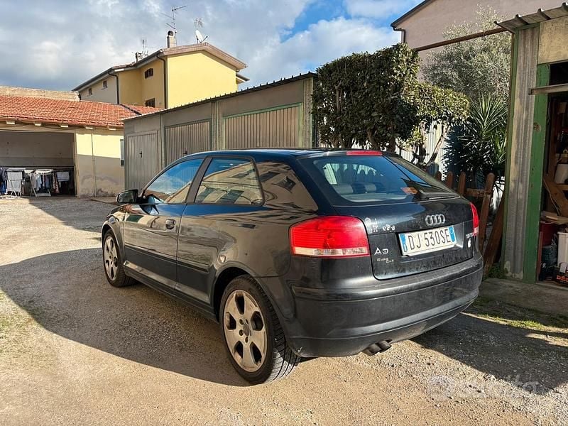 Usata Audi A3 Ambiente 105 CV (77 kW) 2007 Nero Berlina