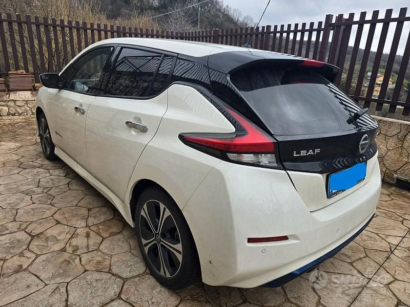 Usata Nissan Leaf 39 kW (54 CV) 2018 Bianco Utilitaria