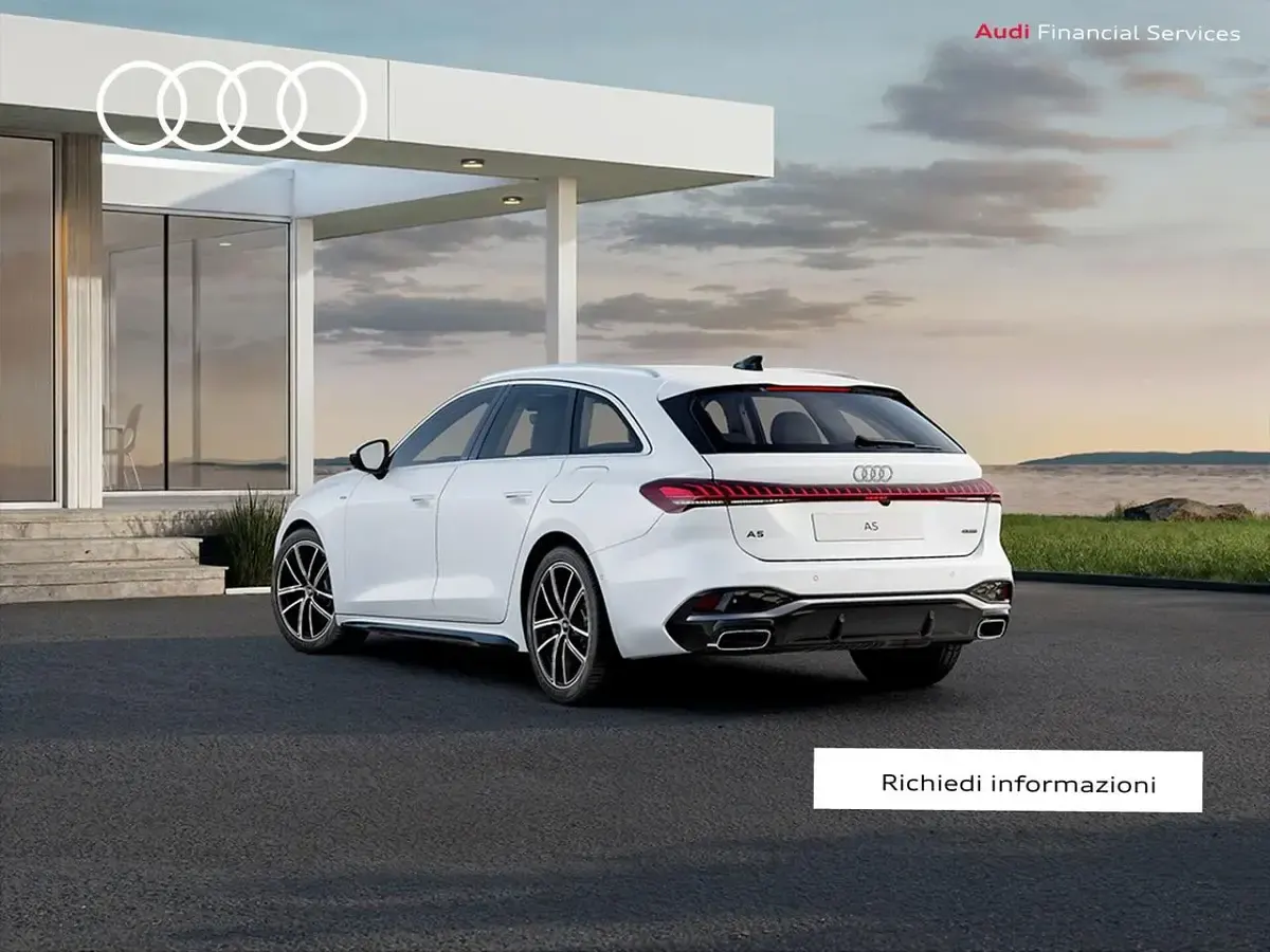 Nuova Audi A5 S-Line 299 CV (219 kW) 2026 Bianco Station wagon