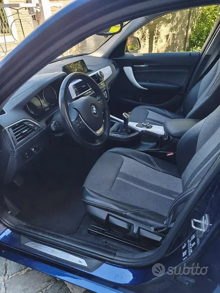 Usata BMW 120 190 CV (139 kW) 2019 Blu Utilitaria