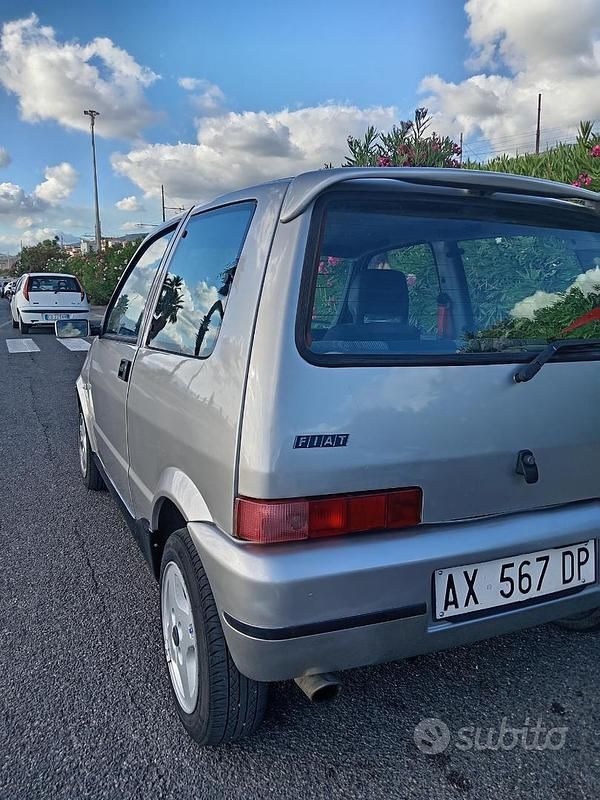 Usata Fiat Cinquecento 54 CV (39 kW) 1998 Grigio Utilitaria