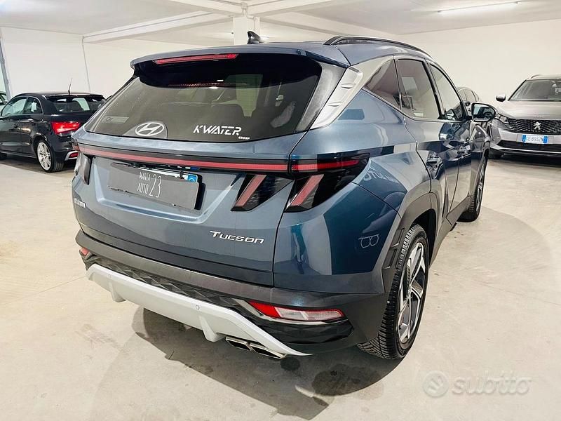 Usata Hyundai Tucson N Line 136 CV (100 kW) 2022 Blu SUV