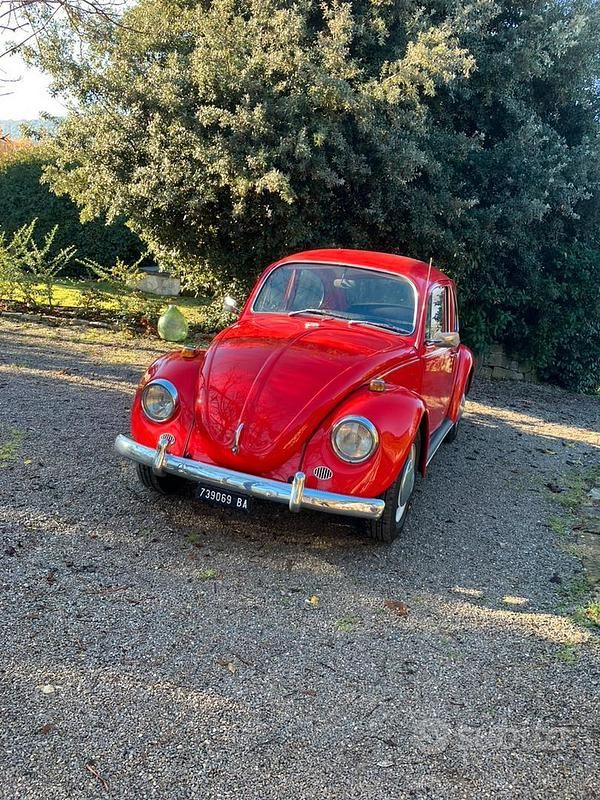 Rosso Usata 1950 VW Maggiolino Tre volumi | 10.500 € - Immagine 1/4
