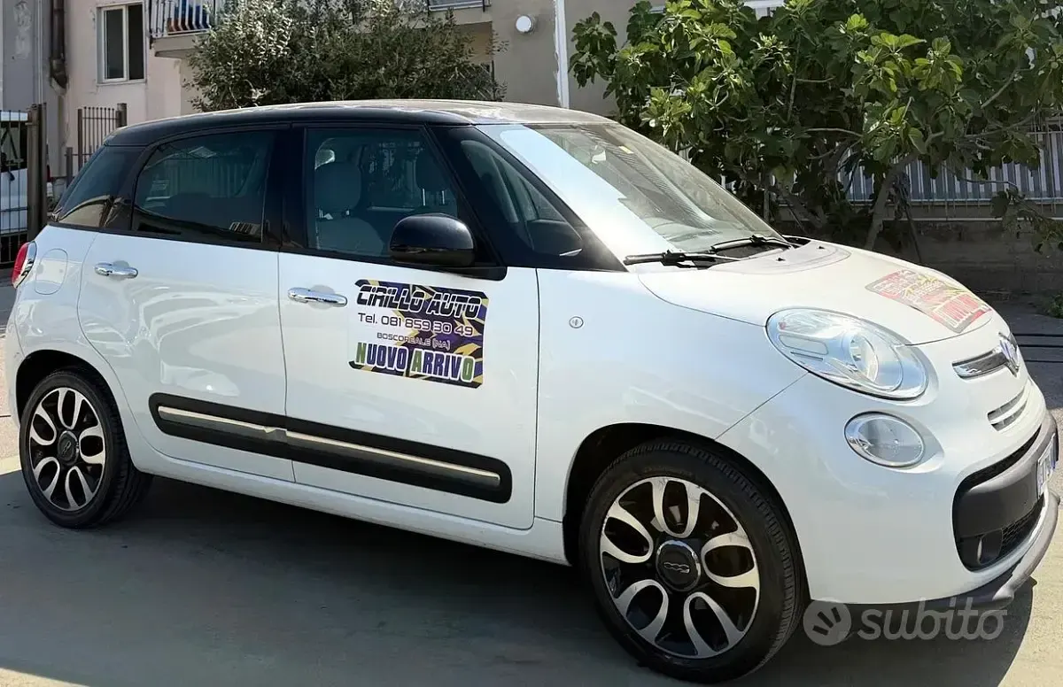 Usata Fiat 500L Pop 95 CV (69 kW) 2012 Bianco Monovolume