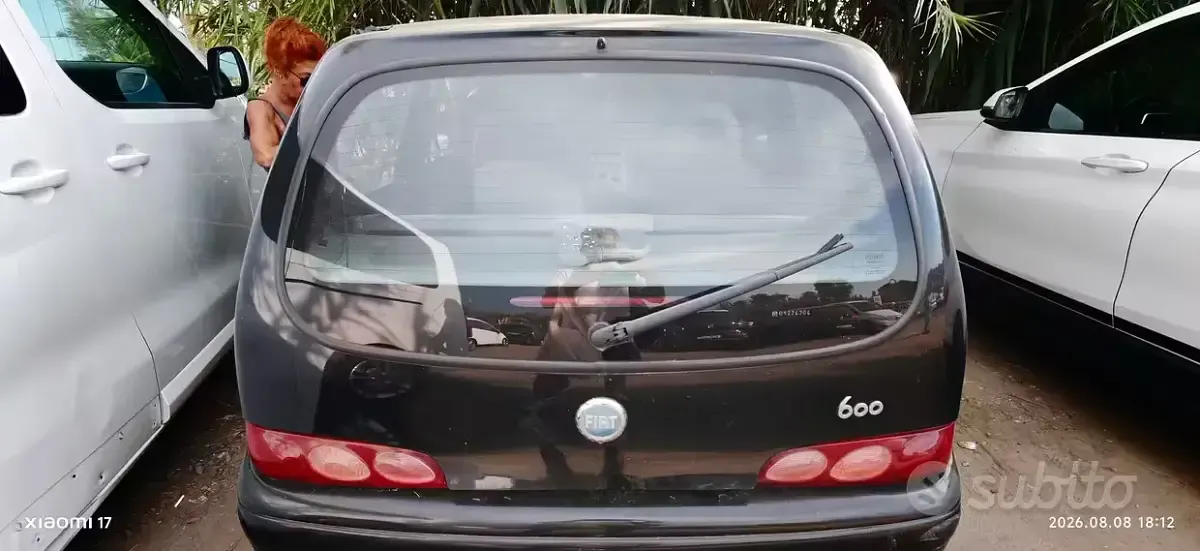Usata Fiat 600 54 CV (39 kW) 2008 Nero Utilitaria