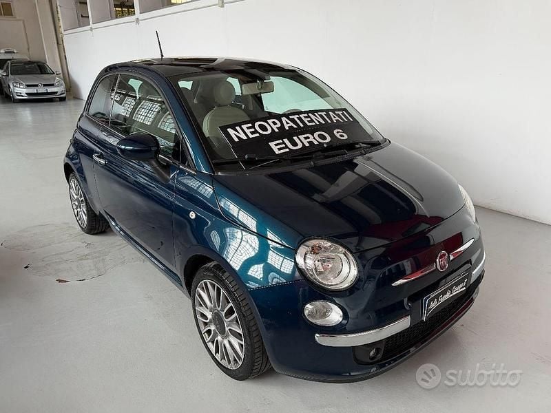 Usata Fiat 500 Pop 69 CV (50 kW) 2014 Blu Utilitaria
