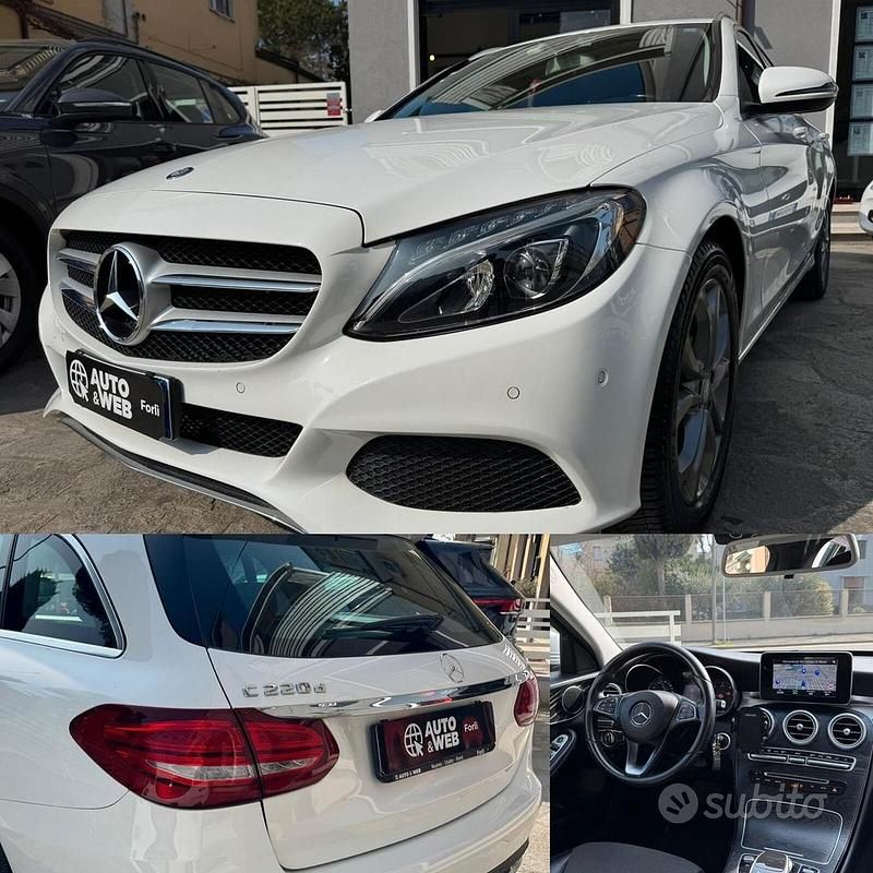 Usata Mercedes C220 169 CV (124 kW) 2016 Bianco Station wagon