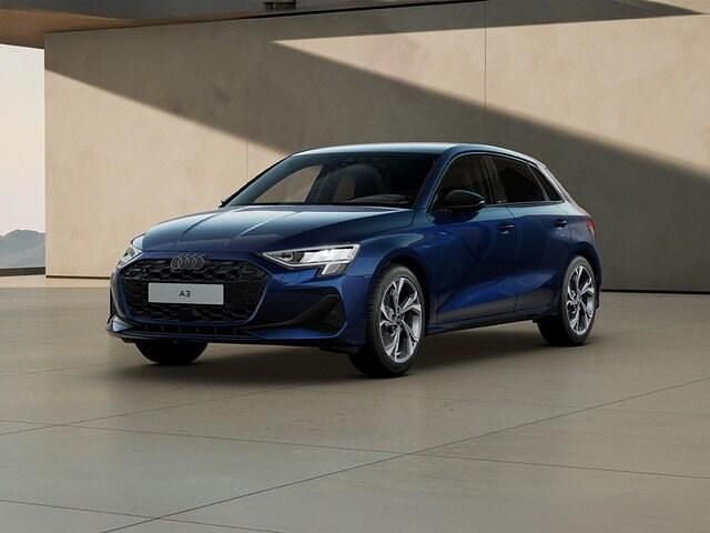 Blu navarra metallizzato Nuova 2025 Audi A3 Advanced Plus Berlina | 36.900 € (Super prezzo) - Immagine 1/4