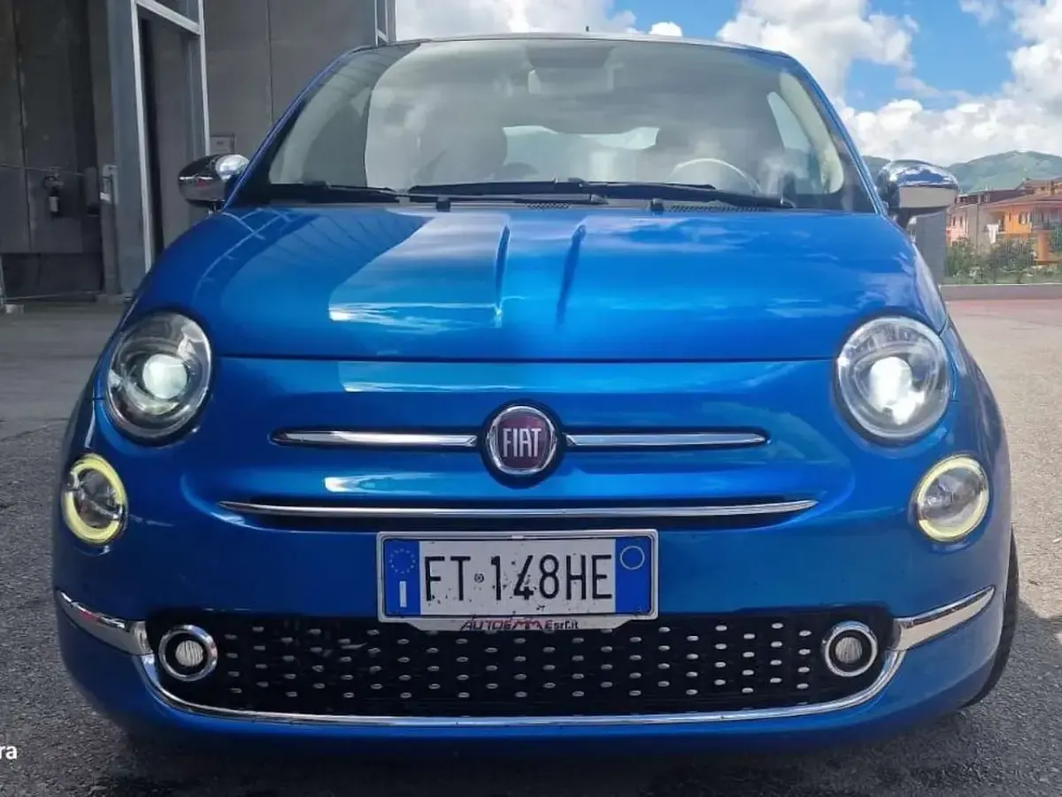 Usata Fiat 500 Mirror 95 CV (69 kW) 2018 Blu/azzurro Utilitaria