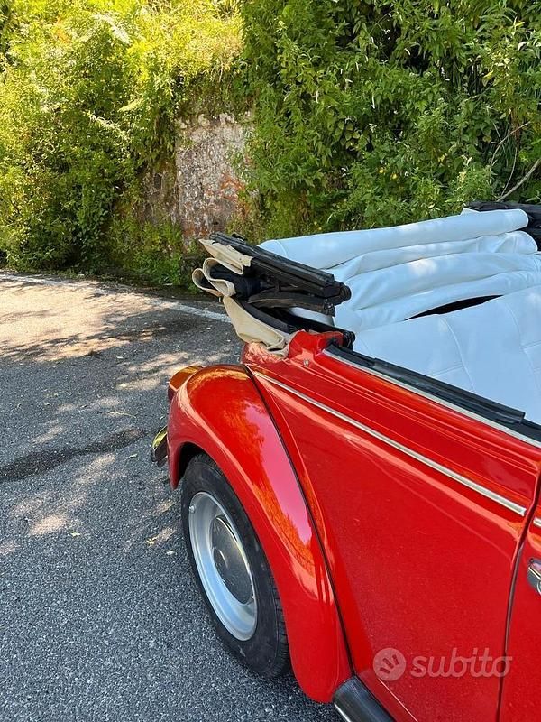 Usata VW Beetle Cabriolet 1970 Rosso Cabrio