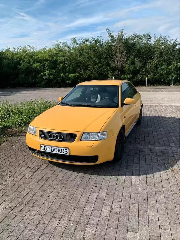 Usata Audi S3 210 CV (154 kW) 1999 Giallo Utilitaria