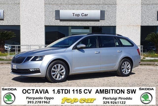Usata Skoda Octavia Ambition 116 CV (85 kW) 2019 Argento metallizzato Station wagon