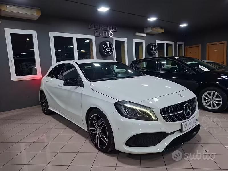 Usata Mercedes A180 Premium 109 CV (80 kW) 2017 Bianco Berlina