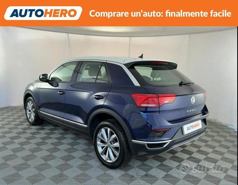 Usata VW T-Roc Style 115 CV (84 kW) 2020 Blu SUV
