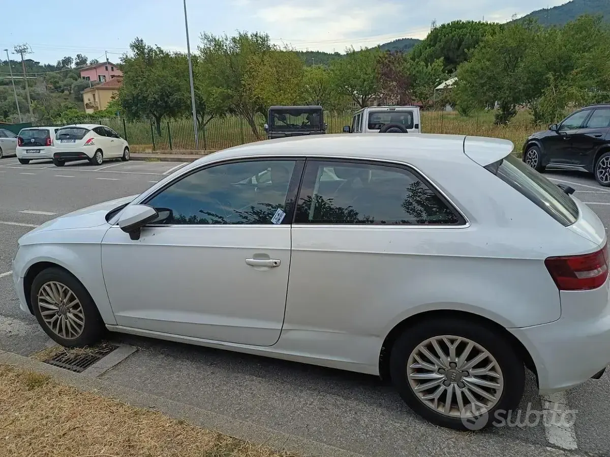 Usata Audi A3 122 CV (89 kW) 2013 Bianco Berlina