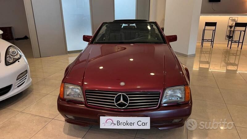 Usata Mercedes SL300 231 CV (169 kW) 1991 Rosso Cabrio