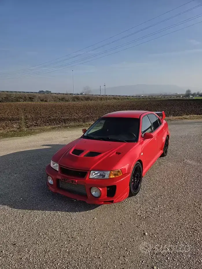 Usata Mitsubishi Lancer Evolution 365 CV (268 kW) 1998 Rosso Berlina