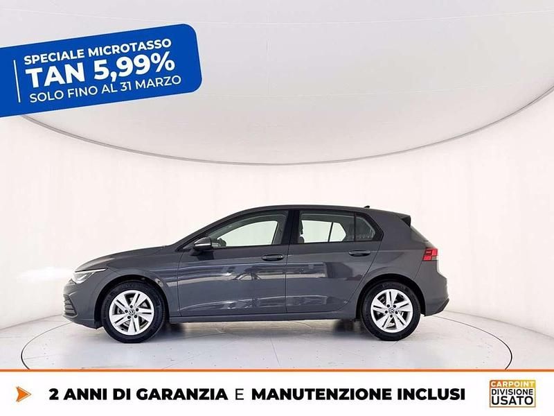 Usata VW Golf VIII Life 110 CV (80 kW) 2020 Grigio Berlina